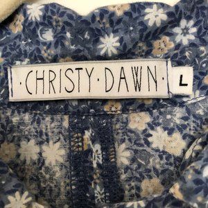 Christy Dawn Phoebe Jumper in Calico Azul